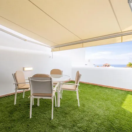 Acogedor Duplex 8b Con Amplia Terraza Y Vistas Al Mar Costa Adeje (Tenerife)
